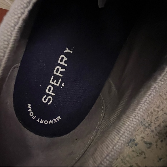 Sperry Women's Crest Vibe Canvas Sneakers Light Gray STS99042 Size 8 - Picture 8 of 8